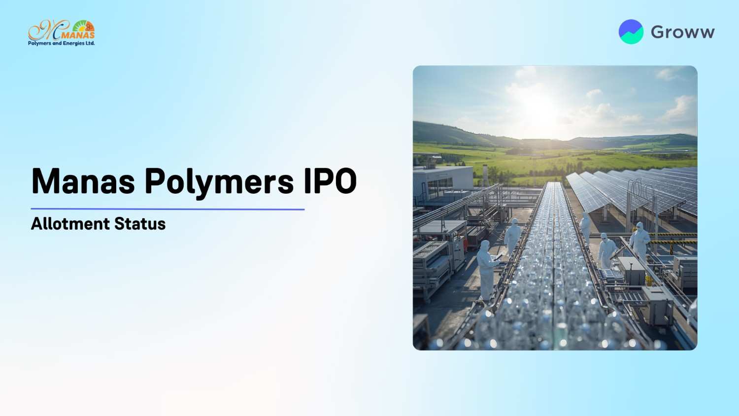 Manas Polymers & Energies IPO Allotment Status: Check Steps To Verify Status
