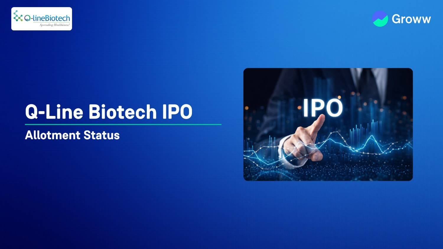 Q-Line Biotech IPO Allotment Status: Check Latest GMP, Steps to Verify Status