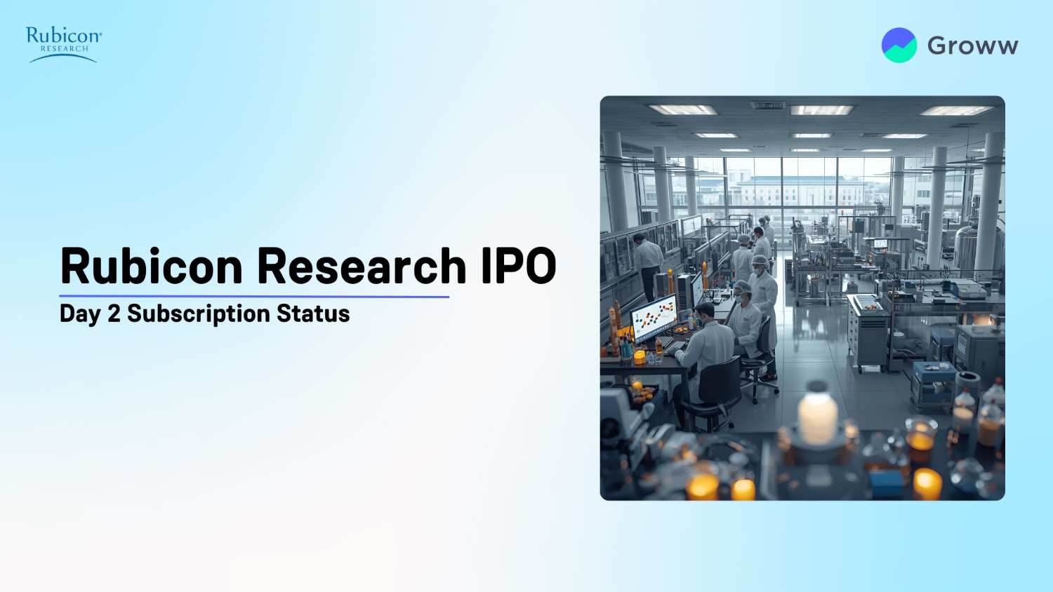 Rubicon Research IPO Day 2: Check Subscription Status & Key Highlights