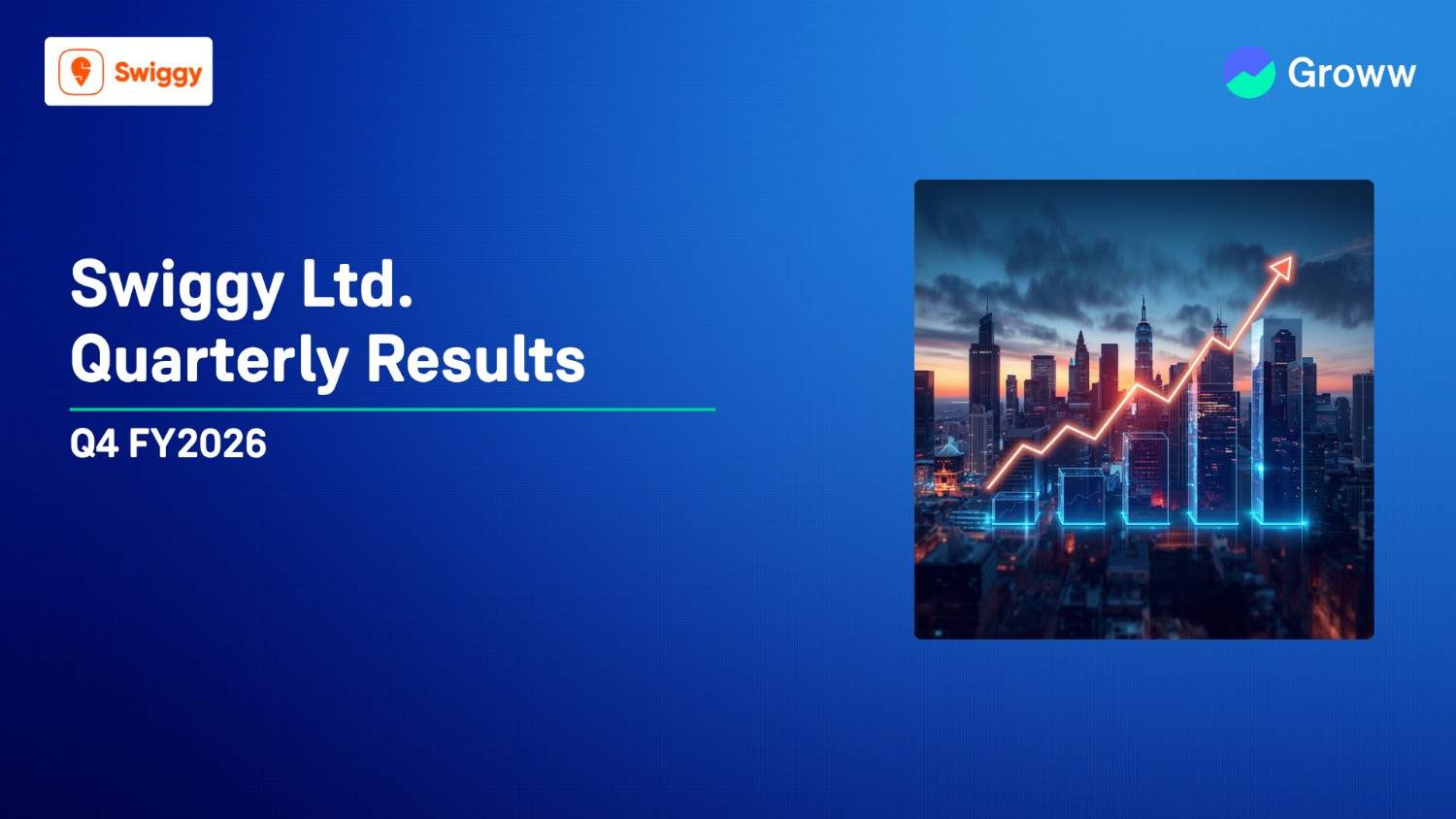 Swiggy Q4 FY26 Results: Overall Revenue Jumps 45% to ₹6,383 Crores, Net Loss Narrows to ₹800 Crores