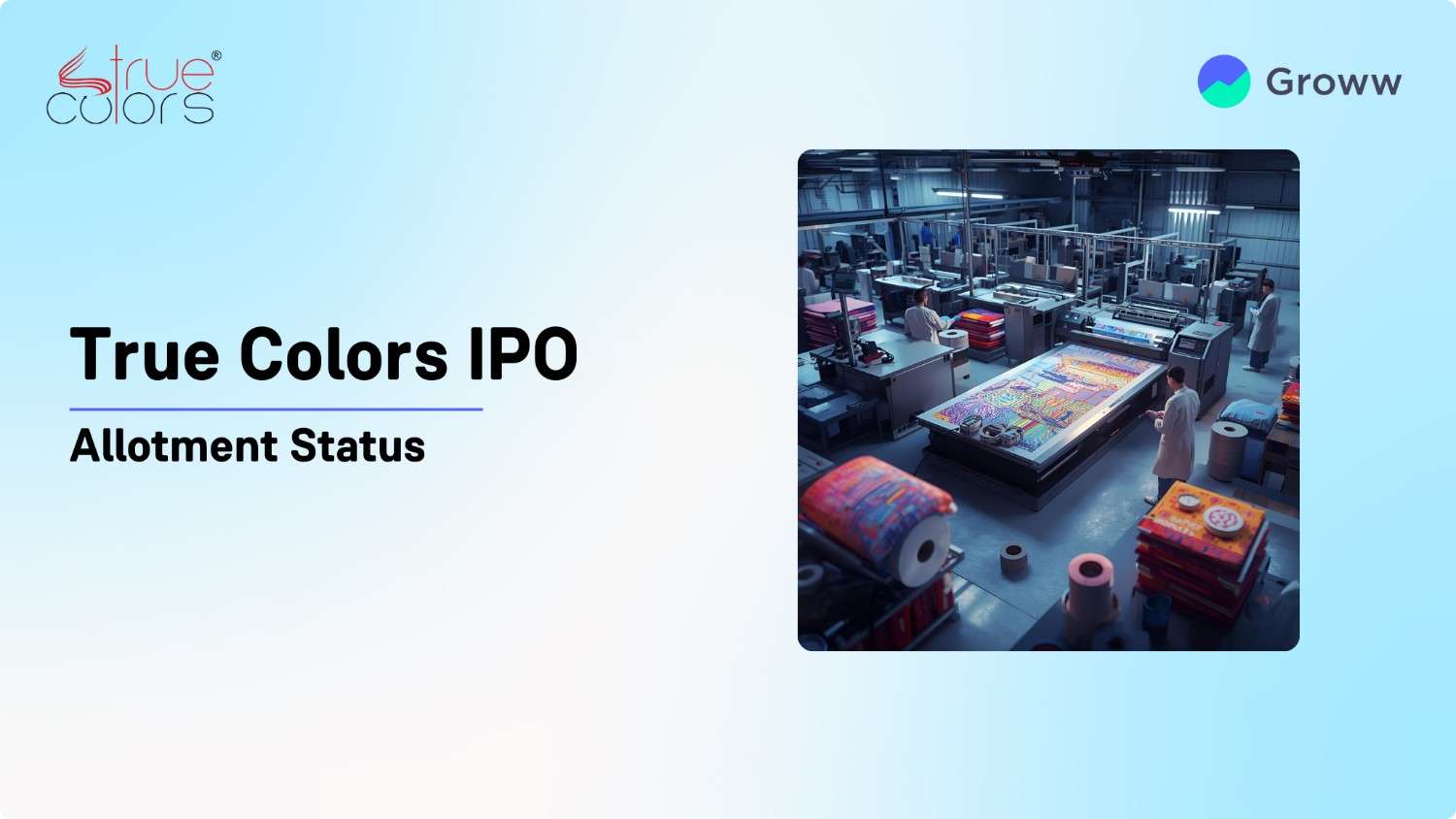 True Colors IPO Allotment Status: Check Latest GMP, Steps To Verify Status