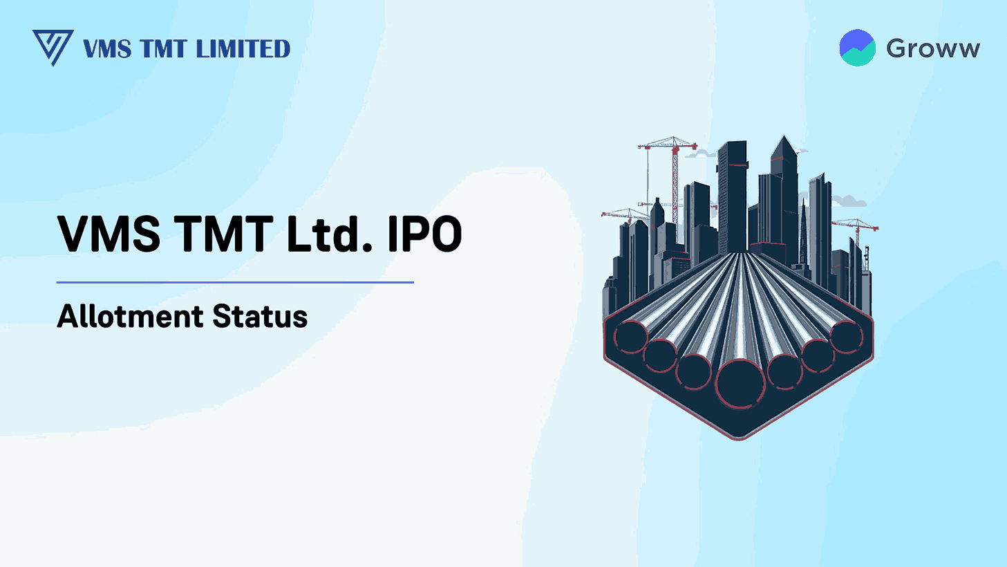 VMS TMT IPO Allotment Status: Check Latest GMP, Steps to Verify Status