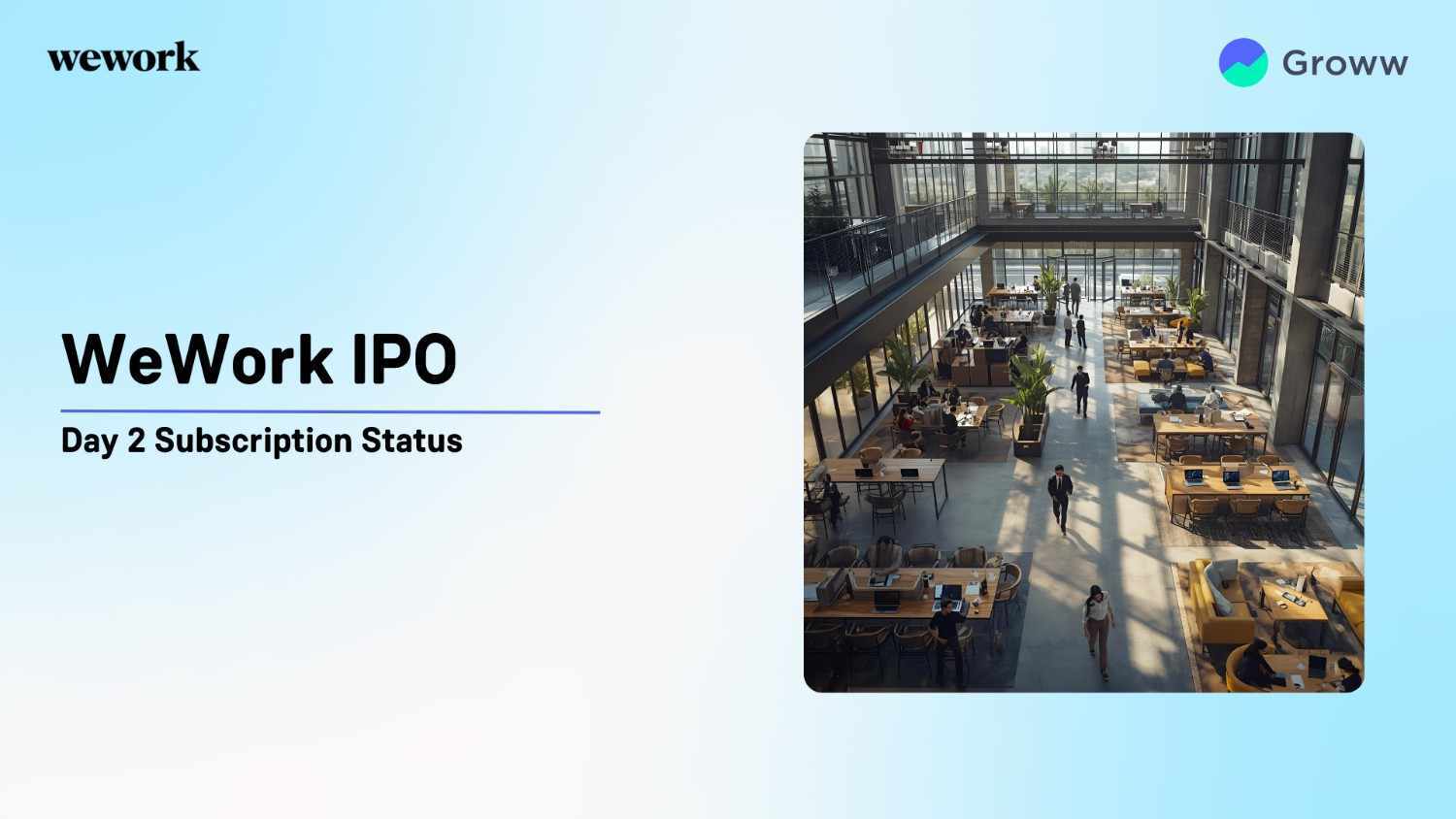 WeWork India IPO Day 2: Check Subscription Status & Key Highlights
