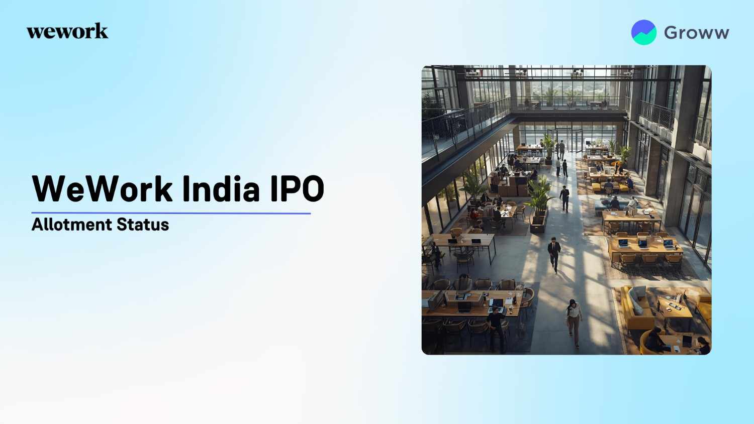 WeWork India IPO Allotment Status: Check Steps to Verify Status